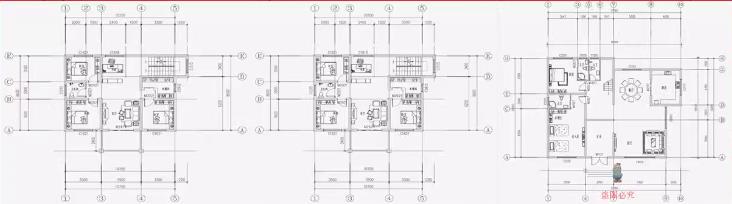 600套农村自建房一二三四层半别墅户型布局图CAD图纸