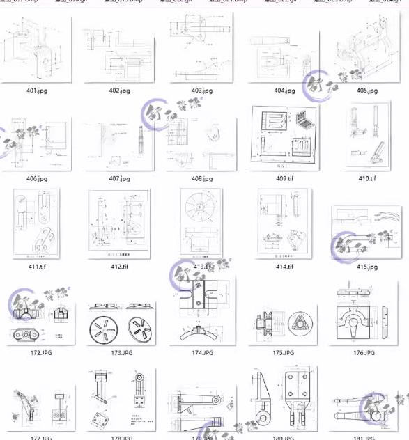 3700套建模练习图纸 适用:SolidWorks ProE/CREO UG CAD 2025年持续更新中