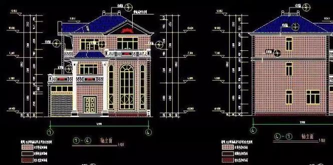 365套农村自建多层别墅CAD施工图纸