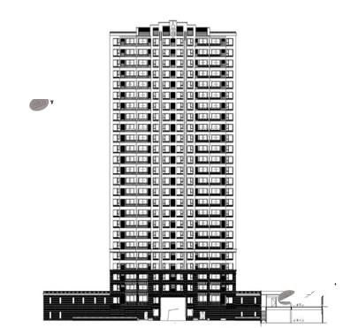 1套小高层商品房住宅楼CAD施工图 | 居住区单体建筑设计+平立剖面图及大样详图