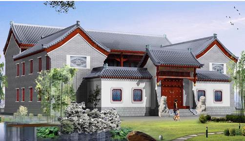 80套中式四合院CAD施工图全套 – 仿古建筑平面布置图+农村自建房设计方案素材