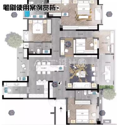 1740例2025建筑室内设计Procreate笔刷平面/立面/植物/人物/灯光光晕
