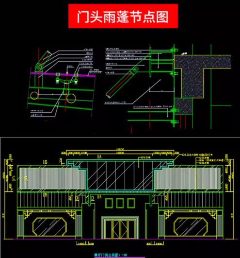 欧式美式大理石石材别墅大门 + 入口围墙 CAD 施工图合集（含门头 / 门柱 / 雕花节点）