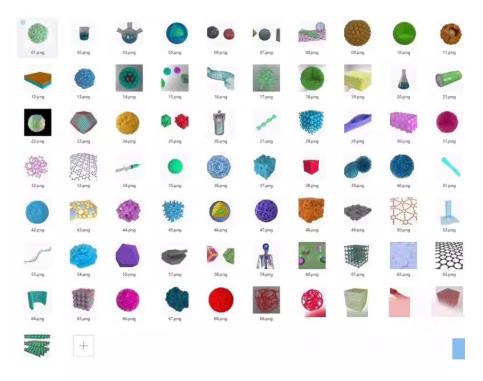 化学材料科研绘图解决方案 | 75个精选C4D模型（含MOF/COF/多孔/二维材料）助力论文与课题展示