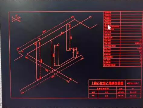 管道单线轴测图CAD图纸：标准焊缝标注与细节设计（dwg可编辑源文件）