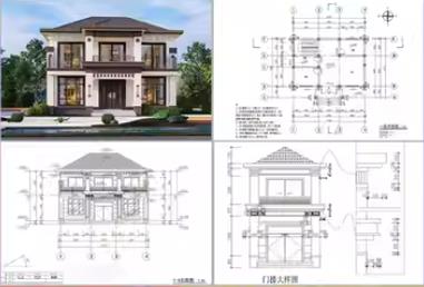 农村别墅图纸 1400多套 自建房 CAD 施工素材
