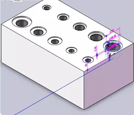 液压阀块设计难题破解：用SolidWorks特征库一键集成油路与切换公英制油口